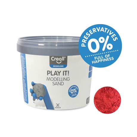 Creall play it play rojo arena, 750gr.