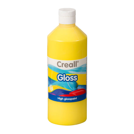Creall Gloss Glase cubo amarillo, 500 ml