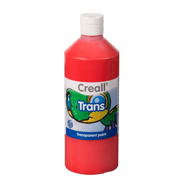 Pintura transparente de creación roja, 500 ml