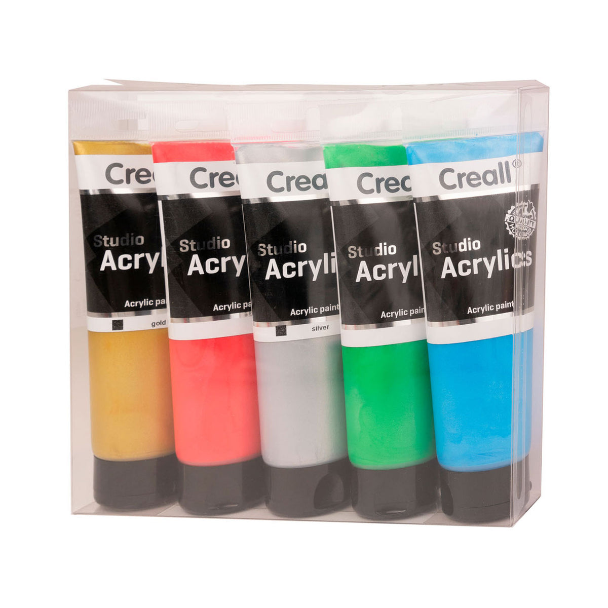 CREALL Studio Acrílico Paint Metallic, 5x120ml