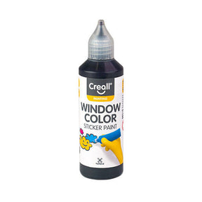 Pintura para ventanas Creall negra - 80ml