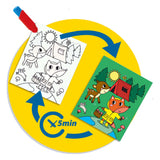 Libro para colorear Ses colorear con agua - de viaje
