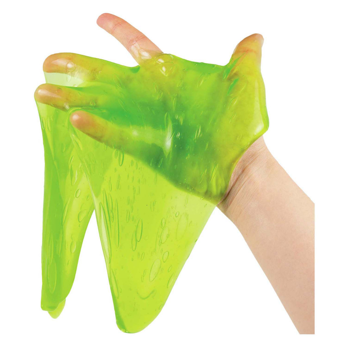 Ses creative - slime verde neón - slime en color neón brillante - slime listo para usar - jugando con slime - 140 gramos
