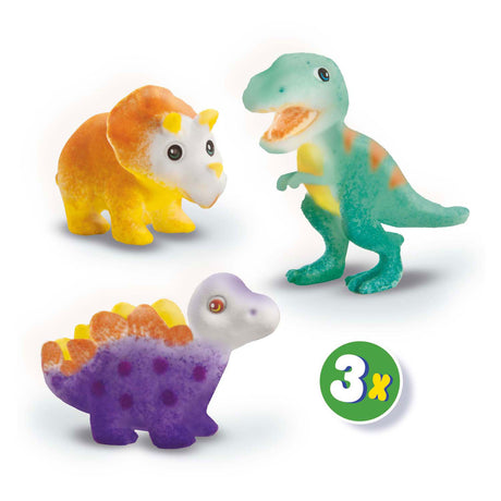 Ses creative 14295 bolígrafos sopladores - dinosaurios - set de manualidades creativas para niños a partir de 5 años - decorar dinosaurios con bolígrafos sopladores - lavable y reutilizable - perfecto para los amantes de los dinosaurios