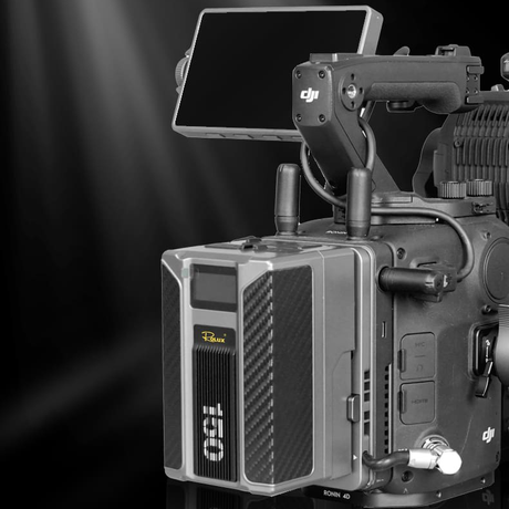 Placa de batería rolux v-mount rl-vp4d para dji ronin 4d