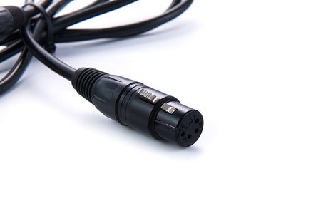 Rolux 4 pines xlr hembra con conector macho de 4 pines rl-c7