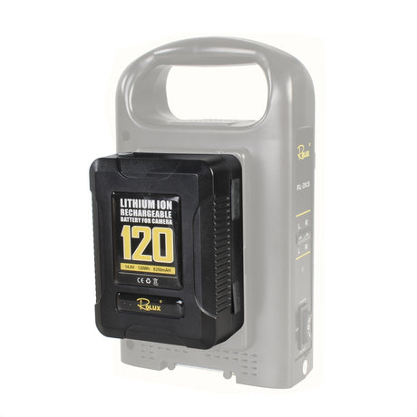 Batería inteligente rolux v-mount yc-120s 120wh 14.8v 8350mah