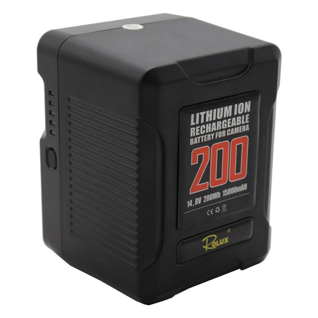 Batería inteligente rolux v-mount yc-200s 200wh 14.8v 15000mah