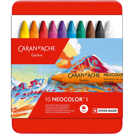 Caran d'ache https: www.cchobby.nl caran-d-ache-neocolor-i-l-10-cm-espesor-8-5-mm-diversos-colores-10-piezas-1-caja