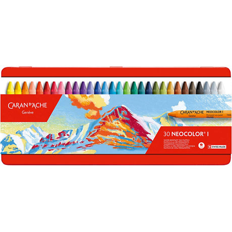 Caran d'ache https: www.cchobby.nl caran-d-ache-neocolor-i-l-10-cm-espesor-8-5-mm-varios-colores-30-piezas-1-caja