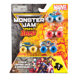Mini mermeladas Monster Jam Marvel paquete de 5 | 2 piezas