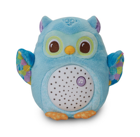 Búho para dormir Vtech azul - peluche interactivo - música y sonidos de la naturaleza - de 0 a 6 años
