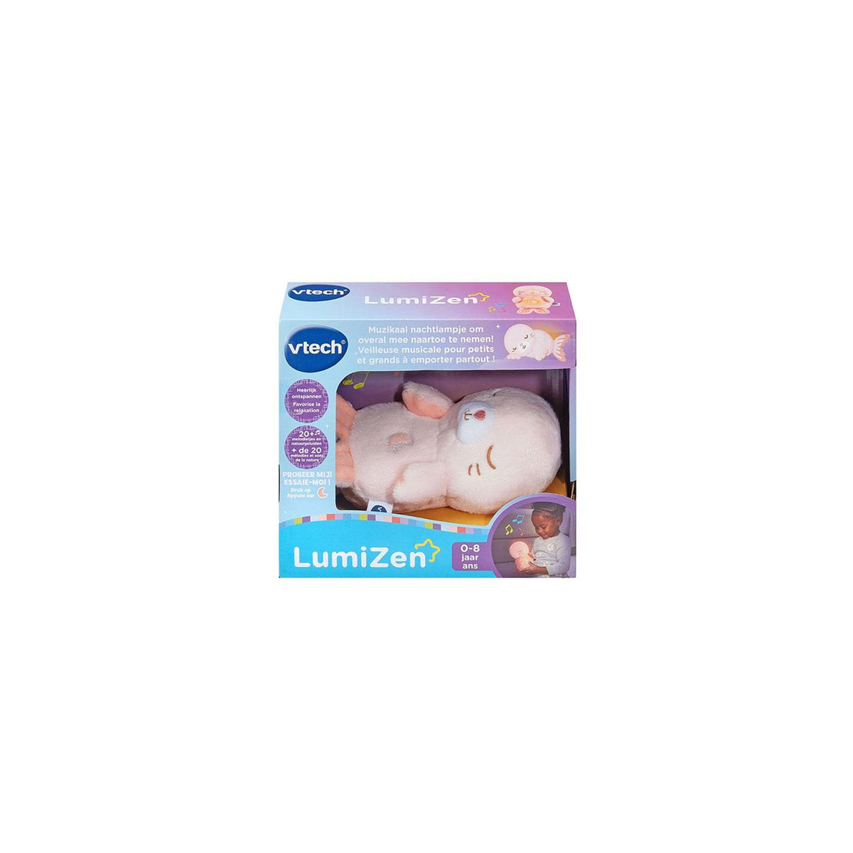 Vtech lumizen seal lámpara de noche rosa nl