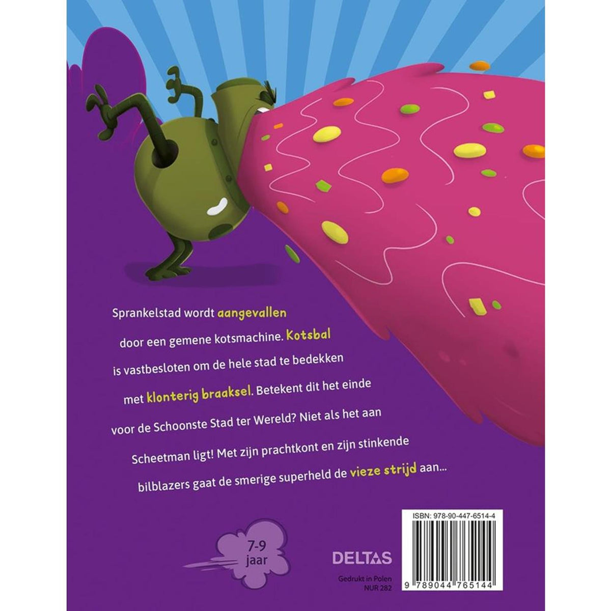 ¡El pedorro de Delta lo resuelve! El gran vómito libro infantil.