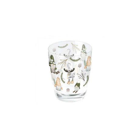 Ambiente vaso 250ml gnomos del bosque blanco