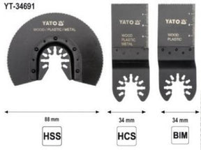 Yato mt multifunctionele gereedschapsaccessoire set