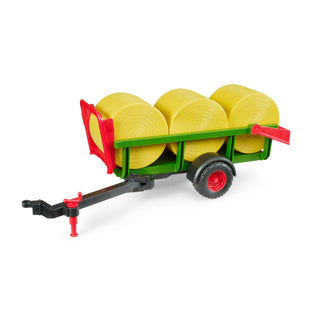 Máquina agrícola de juguete recolector de pacas redondas Bruder.