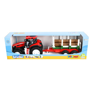 Gallagher europa bruder roadmax | tractor con remolque para árboles | 3 árboles (03453) 530267