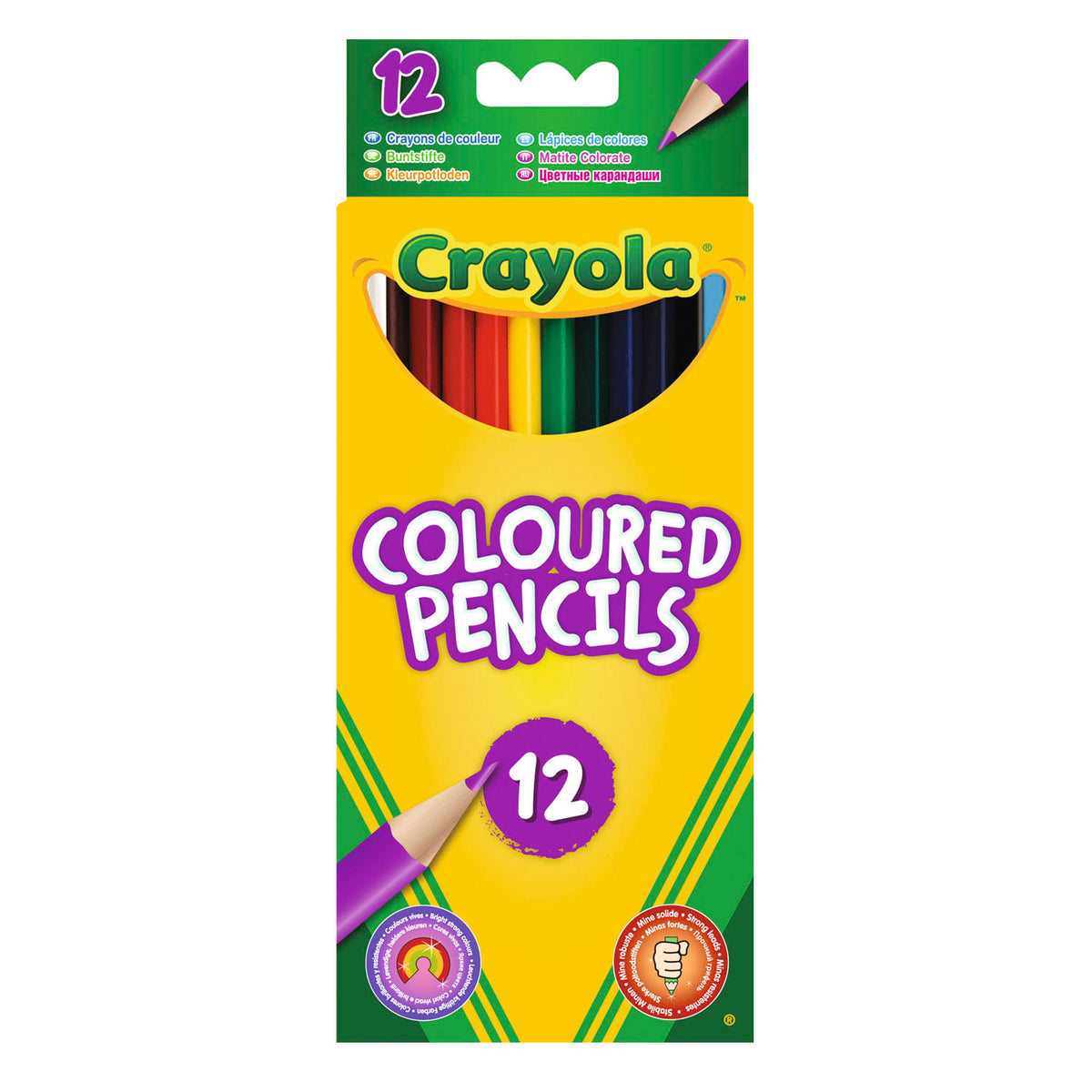Lápices de colores Crayola, 12 uds.