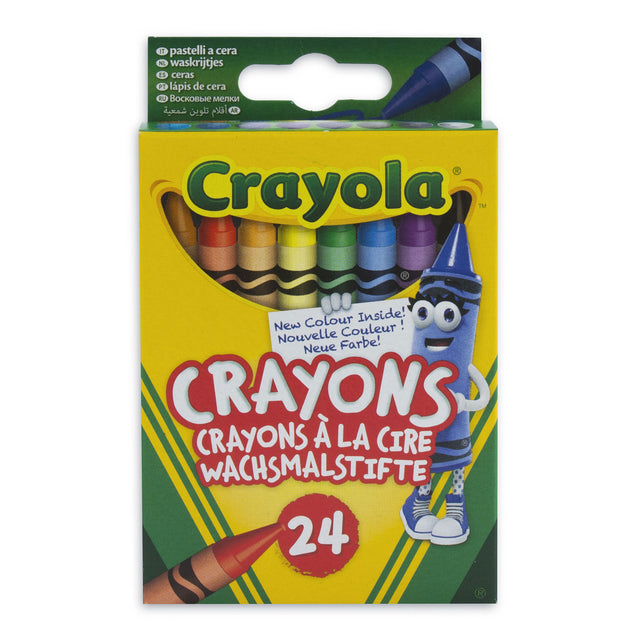 Crayones de cera Crayola, 24 uds.
