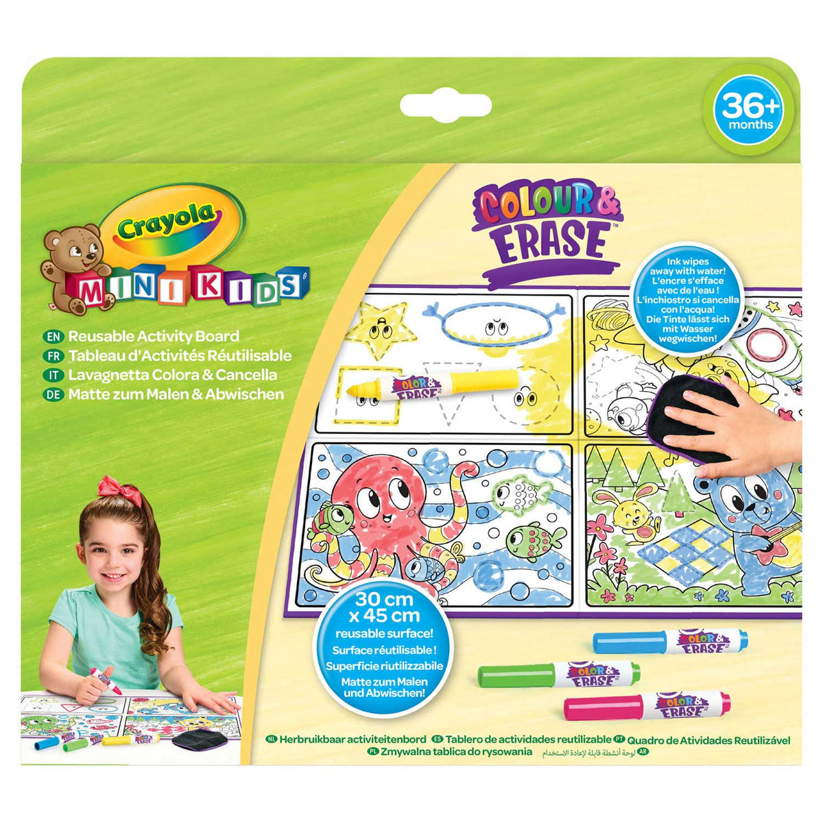 Crayola Mini Board de actividad reutilizable