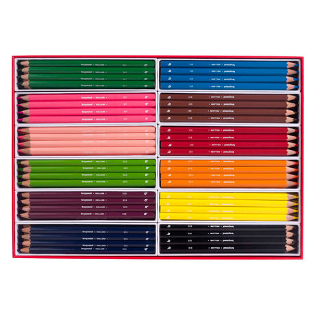 Mega set de lápices de colores Bruynzeel, 12x12 colores