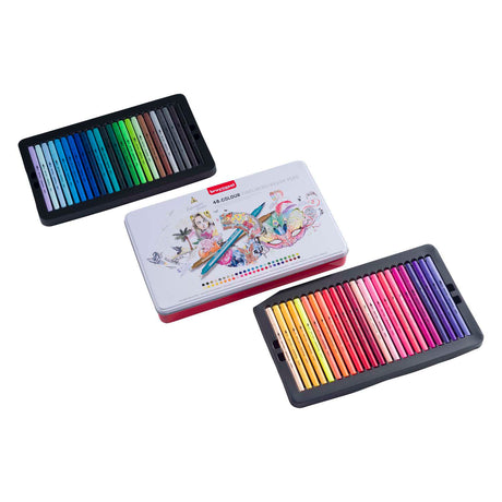 Bruynzeel creatives juego de rotuladores de punta fina, 48 colores
