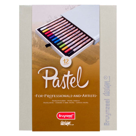 Estuche para lápices pastel diseño Bruynzeel, 12 colores