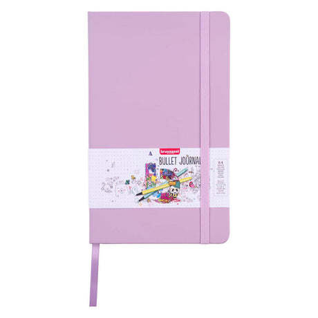 Bruynzeel Bullet Journal lila, 13x21cm, 140 g m 64 hojas