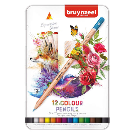 Bruynzeel lapices de colores 12uds expresión para adulto