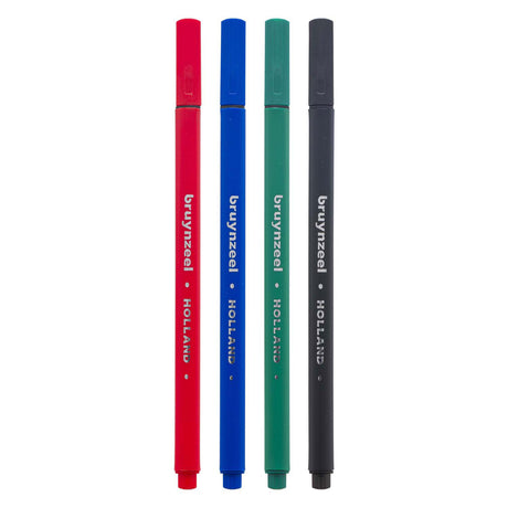 Juego de rotuladores finos Bruynzeel 4 colores
