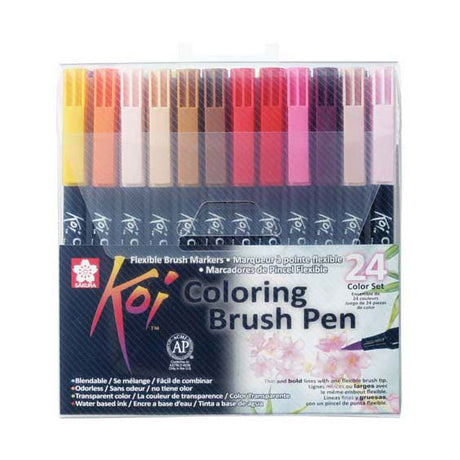 Juego de pinceles para colorear Sakura koi | 24 colores