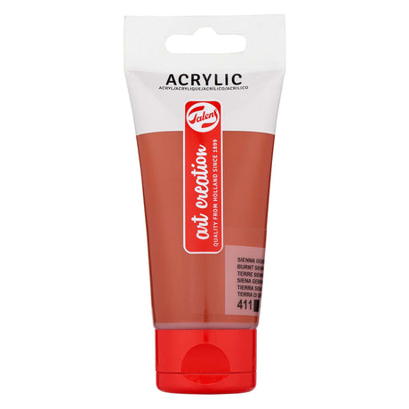 Pintura acrílica Talens art Creation tubo de 75 ml, siena tostado (411)