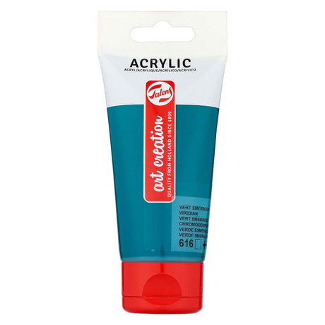 Pintura acrílica Talens art Creation tubo 75ml vert meraude 616