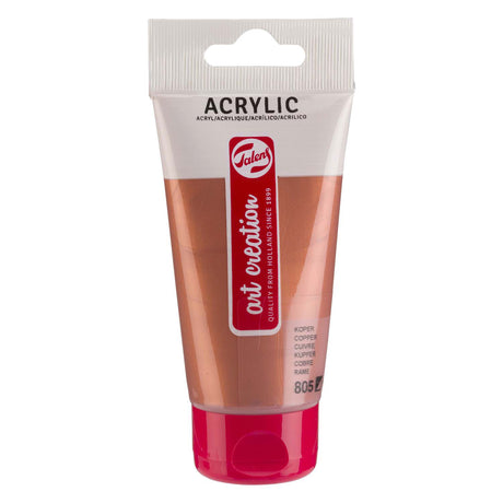 Pintura acrílica Talens art Creation tubo 75ml cobre 805