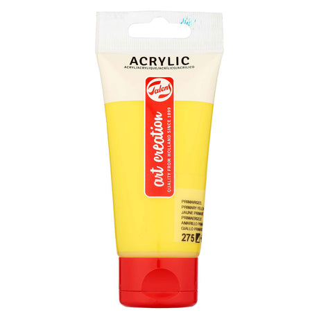 Pintura acrílica Talens art Creation tubo de 75 ml, amarillo primario 3 (275)