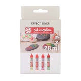 Talens set delineador efecto creación artística 4x28ml neón