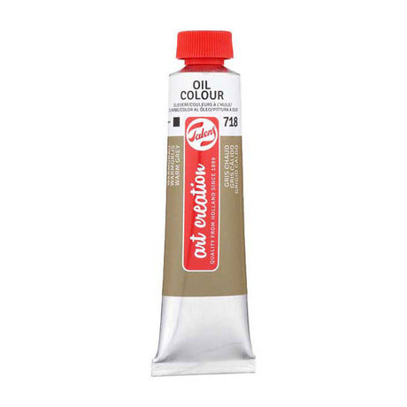 Pintura al óleo Talens art Creation tubo 40ml gris cálido 718