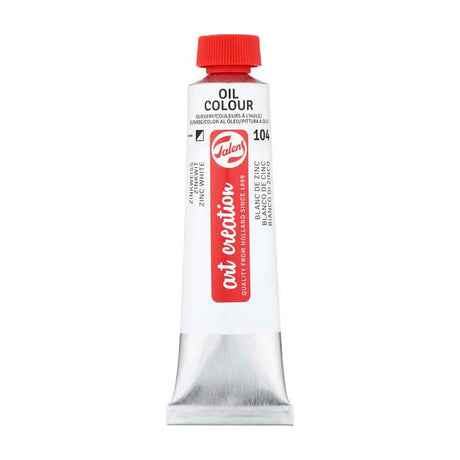Pintura al óleo Talens art Creation tubo 40ml blanco zinc (aceite de cártamo
