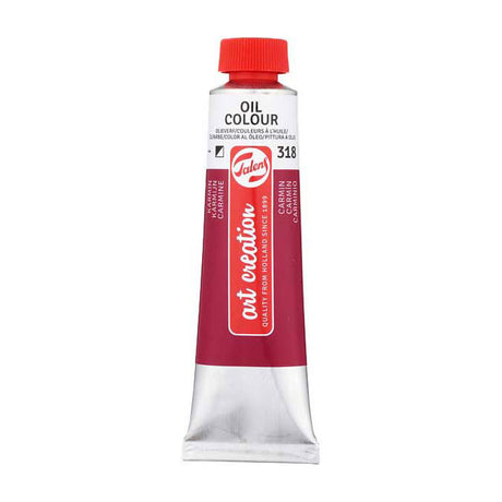 Pintura al óleo Talens art Creation tubo 40ml carmín 318