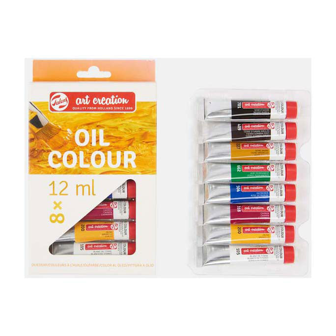 Set pintura al óleo Talens art Creation 8x12ml