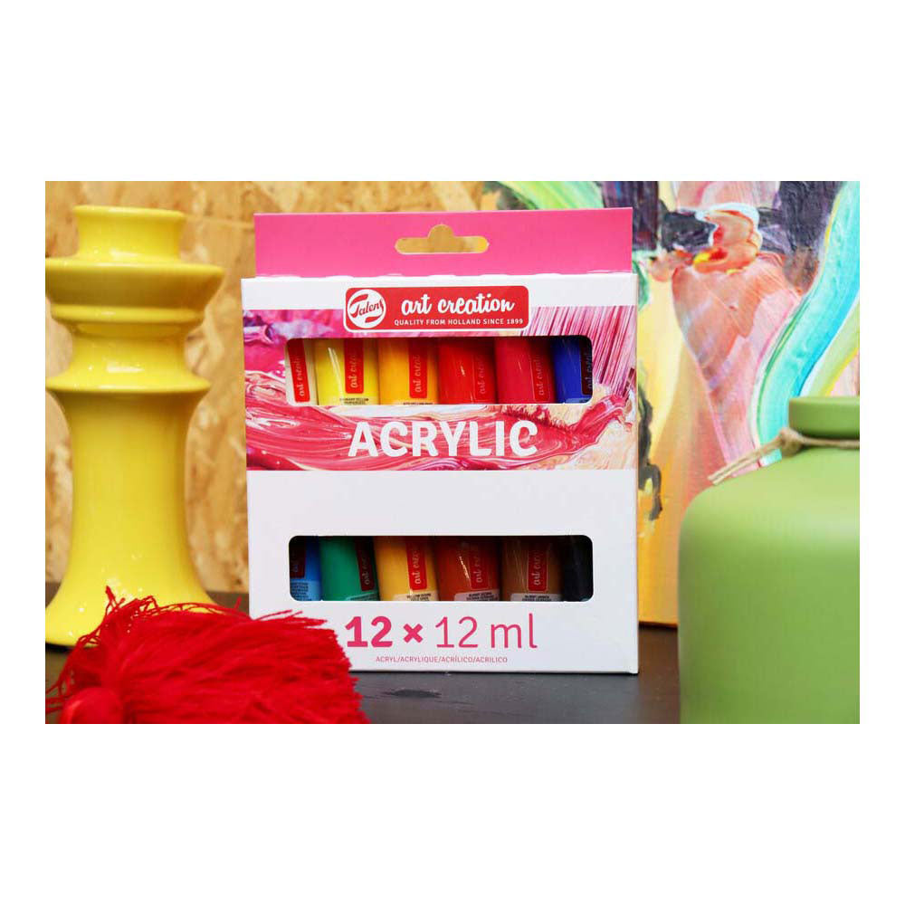 Set de pintura acrílica Talens Art Creation, 12x12ml