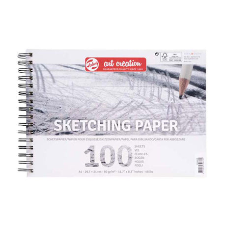 Talens papel de boceto creación artística 29,7x21cm 90g 100 hojas