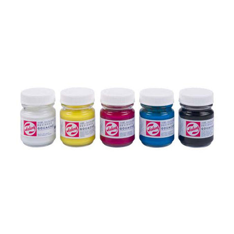 Juego de gouache extra fino Talens, botellas de 5x50ml