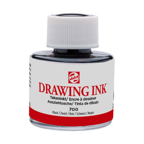 Talens tinta de dibujo resistente al agua negra 11 ml