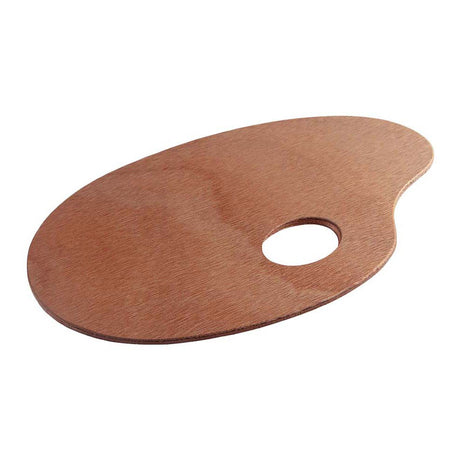 Paleta Talens madera ovalada 16x25cm