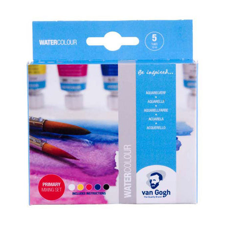 Juego de mezcla primaria de acuarela Van Gogh | 5 tubos de 10ml
