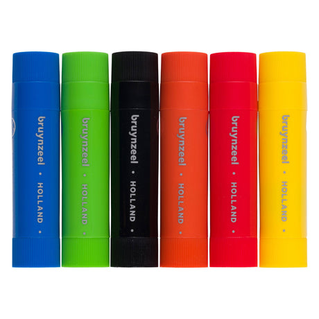 Juego de palitos de gouache Bruynzeel básico | 6 colores