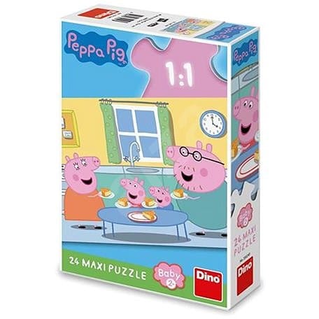 Dinotoys dino puzzle peppa pig puzle de suelo 24 maxi piezas