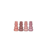 Ideas 4 estaciones jarrón de guijarros h15xã˜7cm rosa 4ass colores